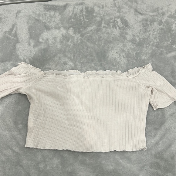 white crop top never worn - Picture 2 of 2